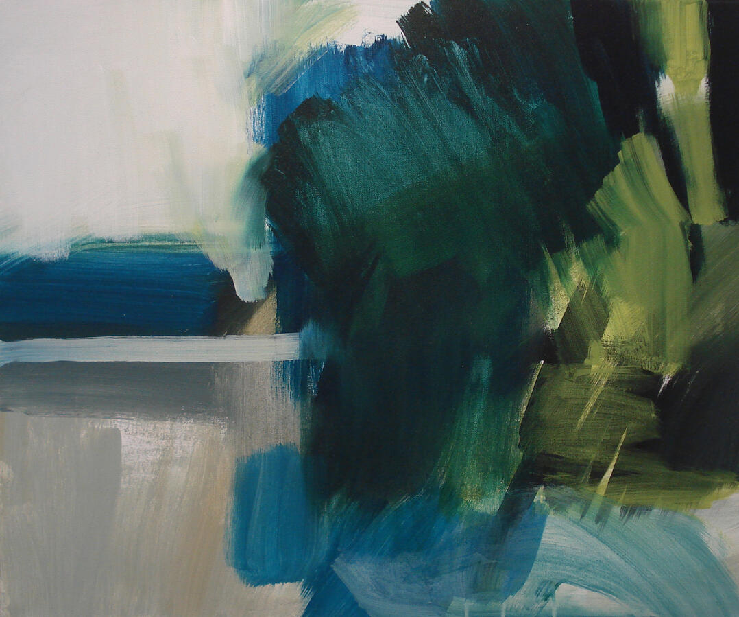 Branches / Acrylic on canvas / framed 60cm x 50cm / SOLD