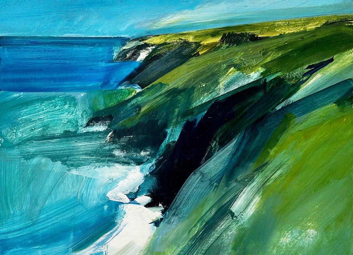 Mansands Acrylic on board (framed) 60cm x 50cm Available