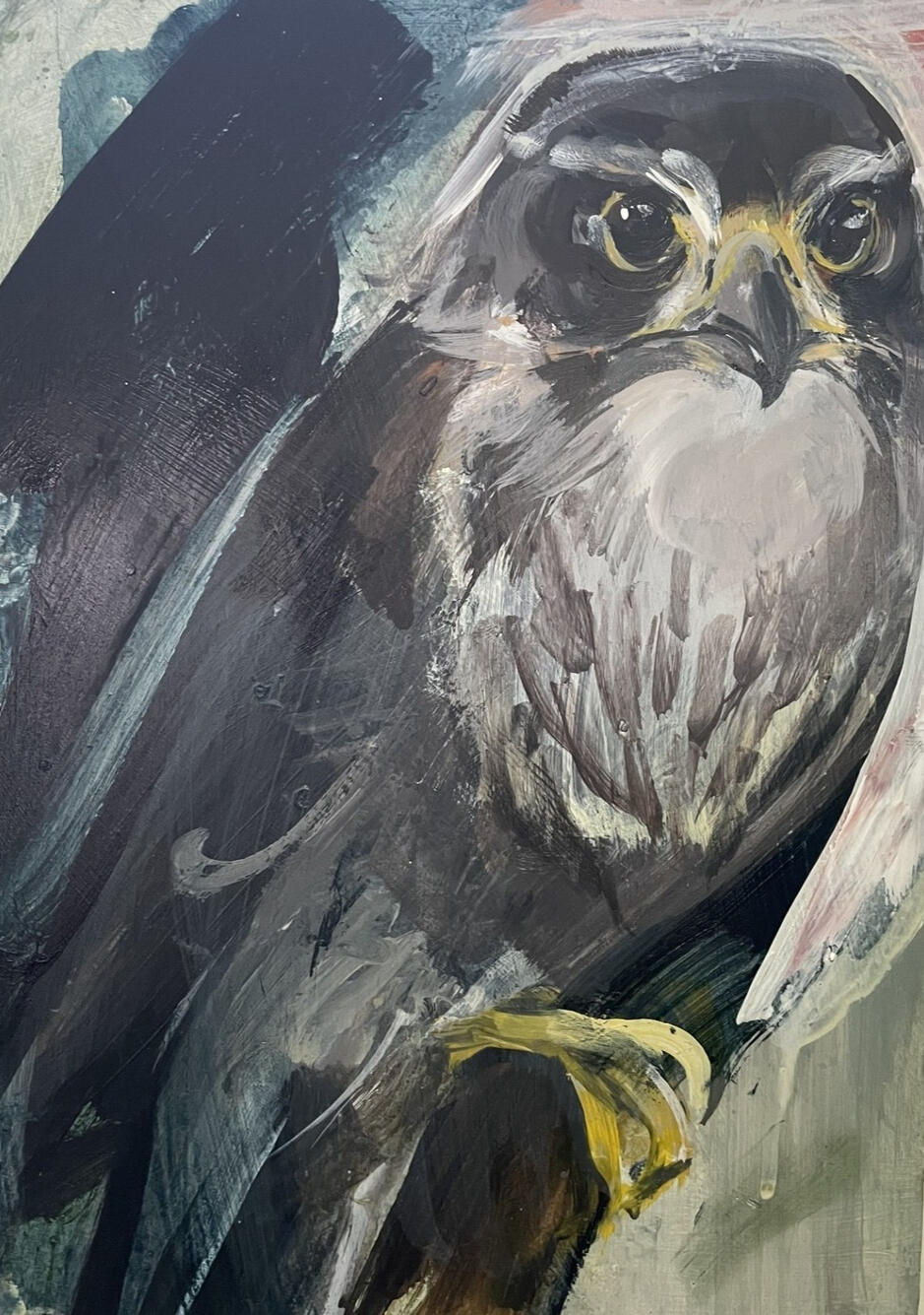 Merlin Acrylic on board (framed) 25cmx34cm £320